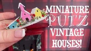 112 scale Make Your Own Miniature PUTZ Holiday Houses [upl. by Farron]