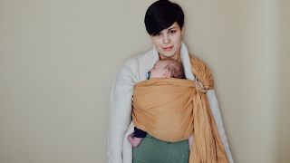 Ring Sling With a Newborn [upl. by Tamas]