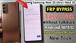 Samsung Note 20 Ultra 5G FRP BYPASS  Samsung Note 20 FRP BYPASS [upl. by Aneeles]