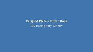 Day Trading Nifty7th Nov ’24 Hindi Audio101 [upl. by Laraine173]