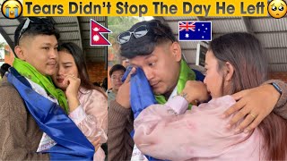 Cried Until He Was Gone The Pain of Goodbye 👋  🇳🇵 🇦🇺  thisissharmy [upl. by Fionna362]