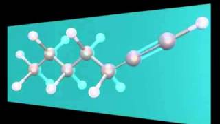 All vibrational modes of 1heptyne [upl. by Erdried673]