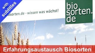 biosortende  Die neue Wissensplattform für Sorten im Ökologischen Landbau [upl. by Agiaf523]