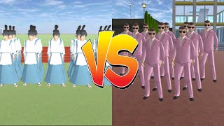 Shinto Priests vs Yakuza MomoGumi  SAKURA School Simulator [upl. by Krein]