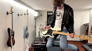 Ramones  Bonzo Goes to Bitburg Bass Cover [upl. by Annaynek829]