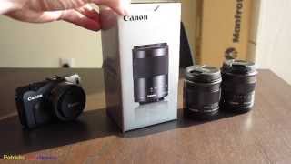 Canon EFM 55200mm f4563 IS STM  unboxing amp sample pictures Dubai [upl. by Cristine]