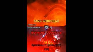 King Ghidorah KOTM vs Burning Godzilla GVD [upl. by Ahsats]