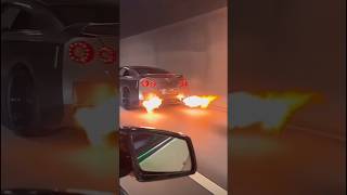 Nissan GTR R35 flames 🔥 nissan gtr r35 flame jdm automobile cartok fast [upl. by Beall]