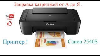 Canon PIXMA MG2440 MG2540 MG2540S Принтер выдает ошибку заминает бумагу стук треск [upl. by Neit850]