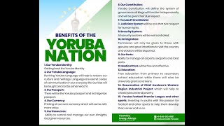 WHO AMONG THE YORUBAS ARE AGAINST YORUBA HAVING ITS OWN INDEPENDENT COUNTRY SO WE CAN EXIT THE UNION [upl. by Ahseuqram816]