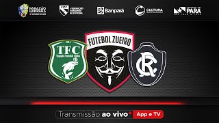 FUTEBOL ZUEIRO AO VIVO  Tapajós x Remo  Parazão Banpará 2024 [upl. by Villada]