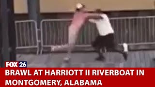 Brawl at Harriott II riverboat in Montgomery Ala [upl. by Aidil823]