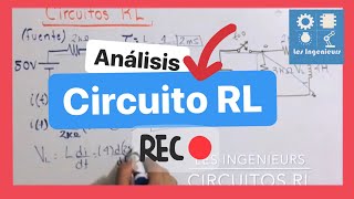 ✅CIRCUITO RL con FUENTE CD Explicación 100 EFECTIVA ANÁLISIS de CIRCUITOS en INGENIERÍA 💯 [upl. by Welker]