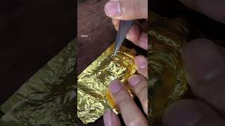 How to make a gold layer locket shorts youtubeshorts [upl. by Aleiram]