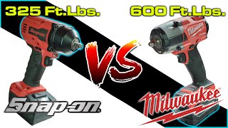 Snapon CT9010 Vs Milwaukee 2960 18V 38quot Drive Impact Showdown [upl. by Jamal]