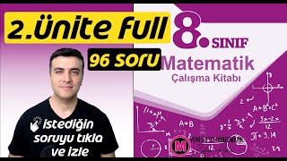 8sınıf Çalışma Kitabı Matematik 2Ünite Full Çözümleri LGS [upl. by Ahsiakal]