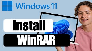 How to Download and Install WinRAR on Windows 11 [upl. by Eicnahc]