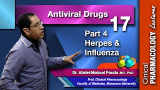 Antiviral Chemotherapy  Part 4 treatment of herpes and influenza viruses [upl. by Saul]