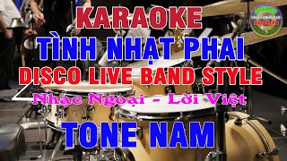 Tình Nhạt Phai Tone Nam Remix  Beat Phối Disco Live Band Style Cực Chất  Karaoke Hà Thảo Ân [upl. by Ecirual456]