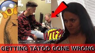 PARENTS React To My First TATTOO GONE WRONG [upl. by Nnaillij]