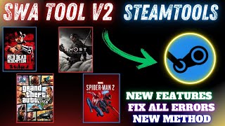 SWA Tool V2 For Steamtools  New Updates amp Feature ⚡🎮💯 [upl. by Suiremed445]