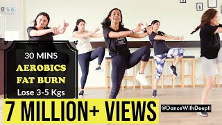 DWD85  Burn Arm  Leg  Belly Fat  30mins Aerobics Workout  Bollywood dancewithdeepti [upl. by Dranoc]