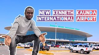 Touring the new Lusaka International airportKenneth Kaunda International in Zambia [upl. by Anyad]