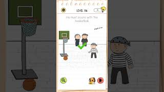 Brain test all star level 116 he must score with the basketball [upl. by Ggerg]