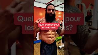 Exercice pour les lombaires 🤔🔥 conseils shorts lombaires [upl. by Gnen]