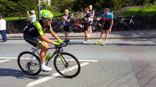 Cromford Hill  Tour Of Britain 2015  Ultra HD 4K [upl. by Yehs]