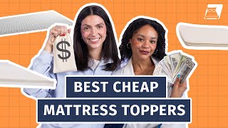 Best Cheap Mattress Toppers 2024  Our Top Picks UPDATED [upl. by Hafler]