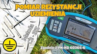 Pomiar rezystancji uziemienia metodą impedancji pętli zwarcia  zgodnie z PNHD 603646201607 [upl. by Lak]