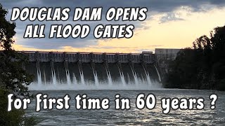 Douglas Dam Opens All Flood Gates first time [upl. by Inor819]