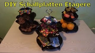 DIY Schallplatten Etagere  einfach aus alten Schallplatten selbst gemacht [upl. by Queenie]