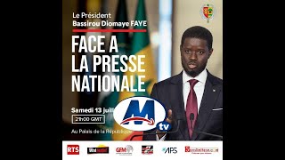 EN DIRECT LE PRESIDENT BASSIROU DIOMAYE DIAKHAR FAYE FACE A LA PRESSE APRES 100 JOURS [upl. by Nirel308]