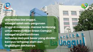 Komitmen Universitas Esa Unggul Dalam Mewujudkan Kampus Hijau Melalui Program UI GreenMetric [upl. by Loy]