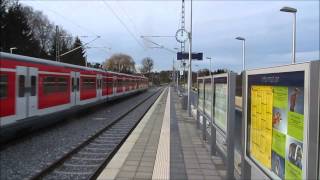 Bahnhof Erdweg mit BR420 und 423  22122014 [upl. by Yssirc256]