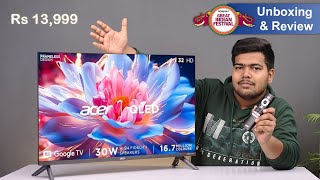 Acer 32inch QLED Tv Unboxing amp Review  Best tv under 15K in Amazon Republic Day Sale 2024 [upl. by Oidivo]