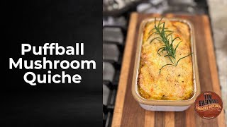 Puffball Mushroom Quiche [upl. by Cerf]