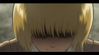 ATTACK ON TITAN EPISODE 10 ARMINS GODLIKE WORDS MANLY [upl. by Plato304]