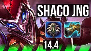 SHACO vs EVE JNG  300 games  TR Challenger  144 [upl. by Nylirej]