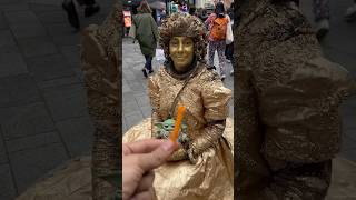 Takis Volcano for Golden Statue girl buskingtalent shortsviral buskingstreets shortvideos viral [upl. by Yve]