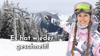 Endlich Schnee in Oberbayern Skifahren am SpitzingseeTegernsee nahe München [upl. by Ayotel90]