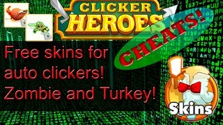 Clicker Heroes Cheats  Free Skins Free zombie and turkey skins [upl. by Yevreh383]