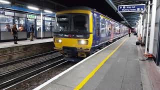 Beast Class 166 Networker Turbo leaving Guildford platform 4 [upl. by Ysdnyl]