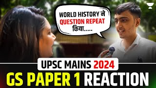 UPSC GS Paper 1 Student Reaction  History और Geography काफी Easy था  UPSC Mains 2024 [upl. by Philippine]