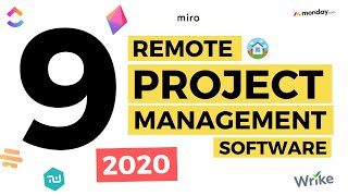 Top 9 Remote Project Management Software 2020 [upl. by Thill616]