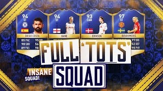 Full Expensive BPL TOTS Squad Builder TOTS Ibrahimovic Fifa 17 Ultimate Team [upl. by Clite302]