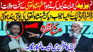 Dr Zakir Naik VS Shehensha Naqvi  Yazeed Ki Hamayat Kiun Ki  Shia Alim Ka Sawal [upl. by Mulac]