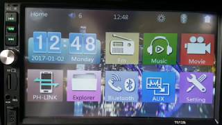 Head Unit  How to Change background in Double din 7012B [upl. by Sparrow797]